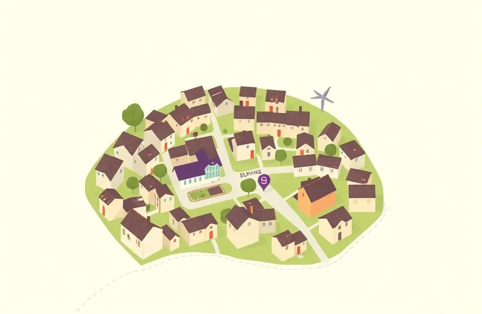 Carte du secteur d'intervention autour de Roubaix (59100)
